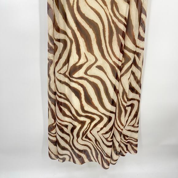 Zara | NWT Animal Print Mesh Maxi Dress - 8088/032/037 M - Picture 11 of 13